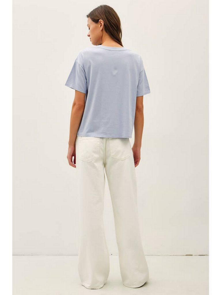 Be Cool Cotton Jersey Boxy Crop T-Shirts