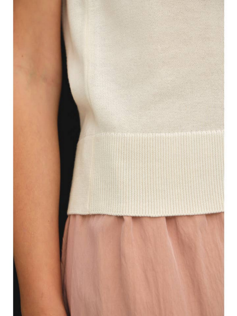 Be Cool Luxe Feel Sleeveless Sweater