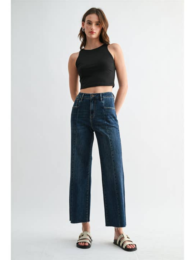 90's Vintage Super High Rise Flare Jeans - Bang on Blue - J Marcel