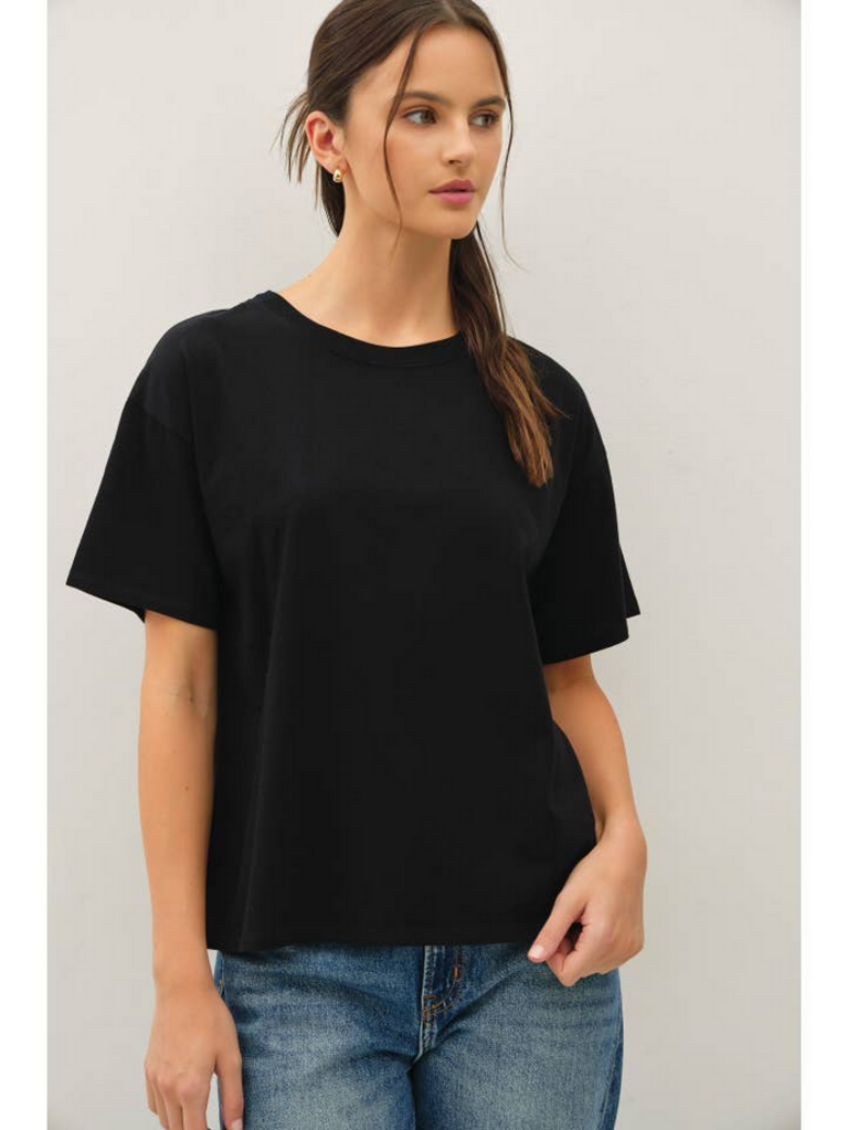 Be Cool Cotton Jersey Boxy Crop T-Shirts