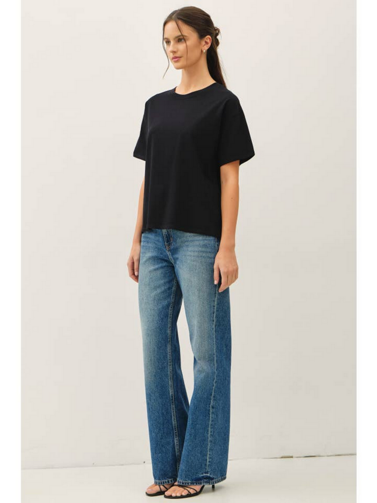 Be Cool Cotton Jersey Boxy Crop T-Shirts