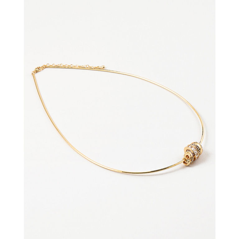 Blue Suede Jewels Slider Charm Necklace