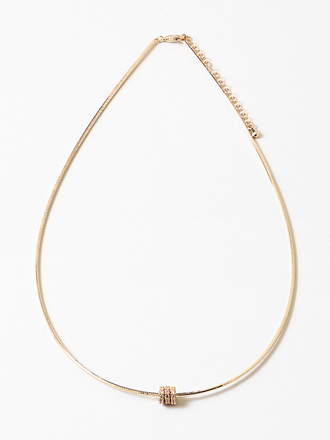 Blue Suede Jewels Mini Slider Charm Necklace