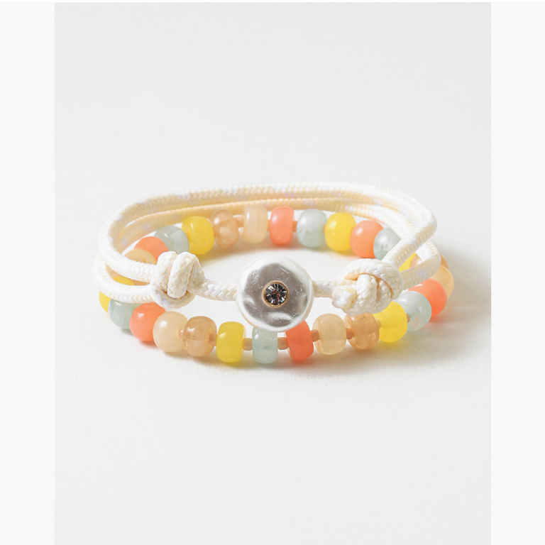 Blue Suede Jewels Beaded Nautical Bracelet