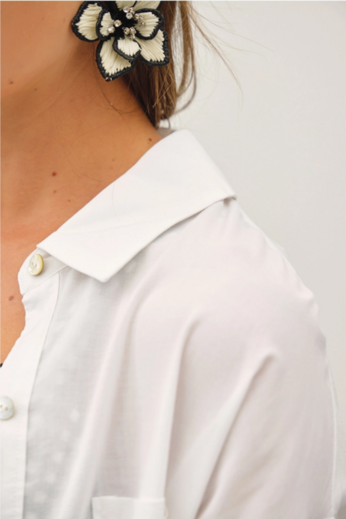 Be Cool Cotton Blend Lightweight Oversized Classic Shirt