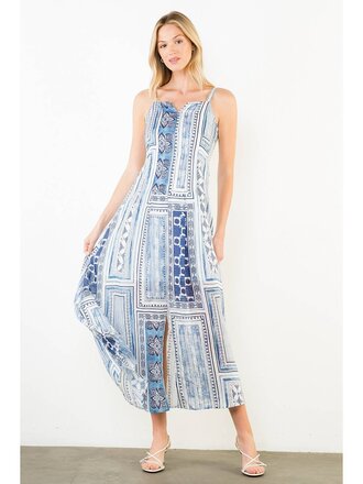 THML Thin Strap Midi Dress