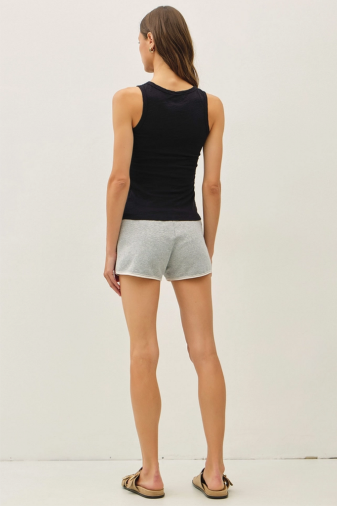 Be Cool Garment Dyed Cotton Slub Tank Top