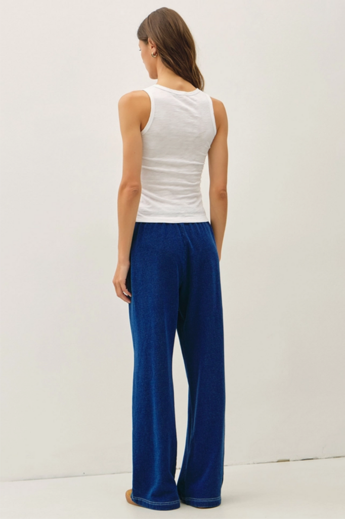 Be Cool Garment Dyed Cotton Slub Tank Top