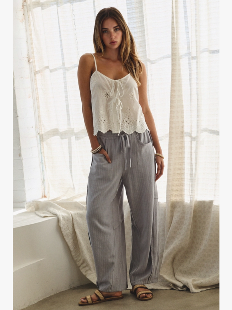 Oddi Relaxed Fit Striped Pants