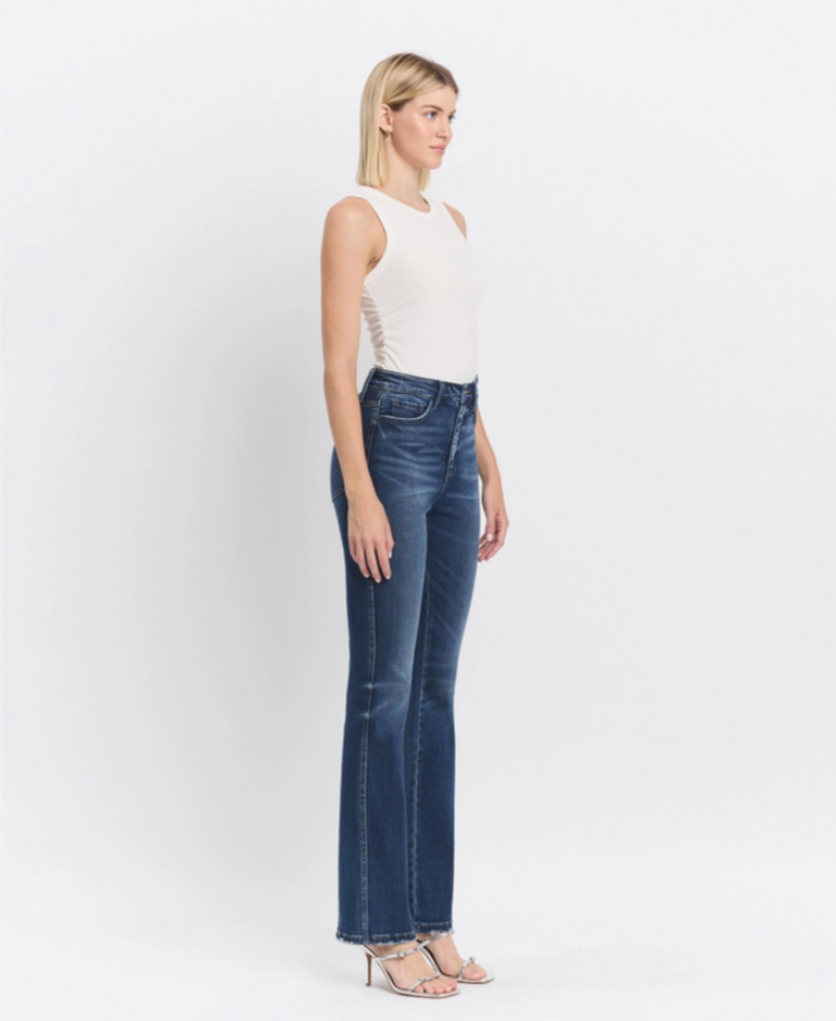 Lovervet by Flying Monkey Tummy Control Super High Rise Bootcut Jeans