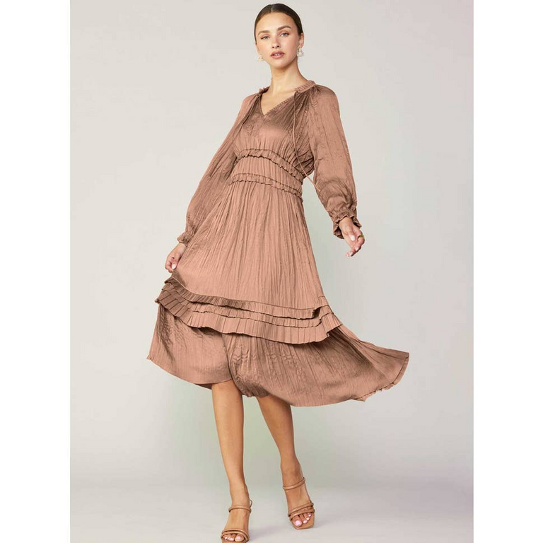 Current Air Current Air Ruffle Detail Long Dress