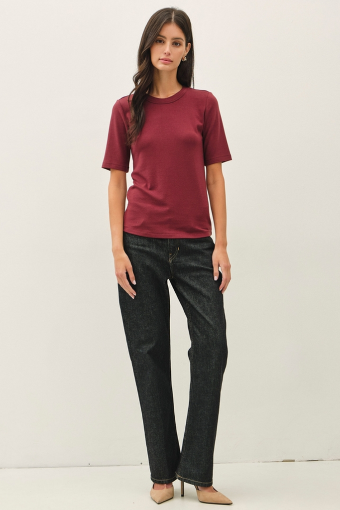 Be Cool Ultra Soft Basic Short Sleeve Top