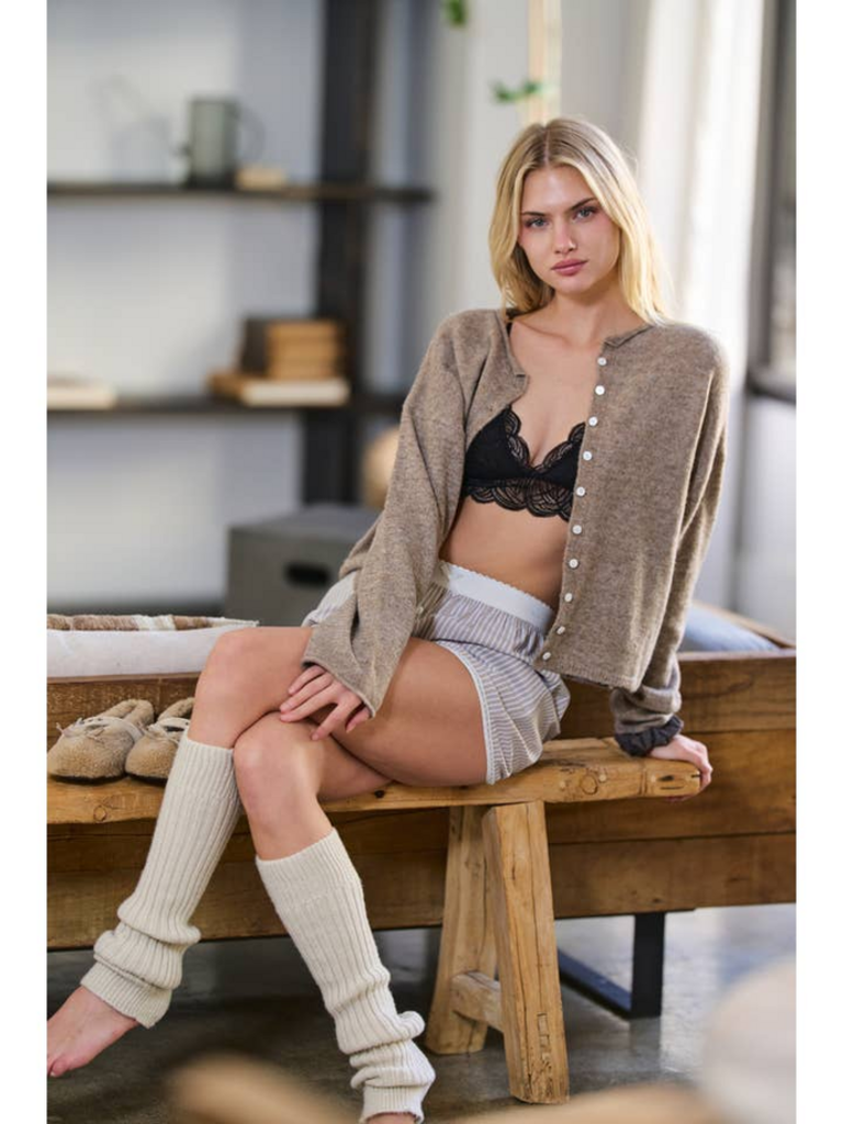 Mimosa Essential Button Down Cardigan Top