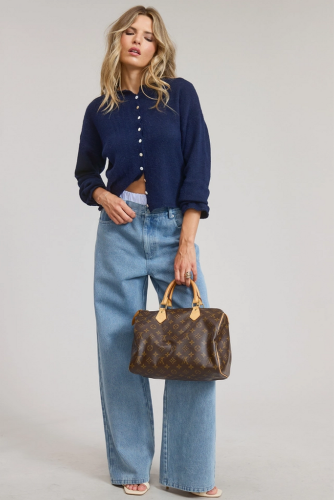 Mimosa Essential Button Down Cardigan Top