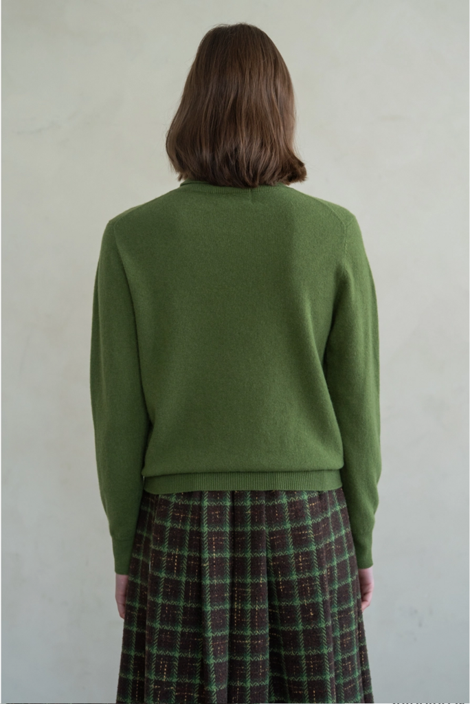 Elle Grey Classic Turtleneck Sweater
