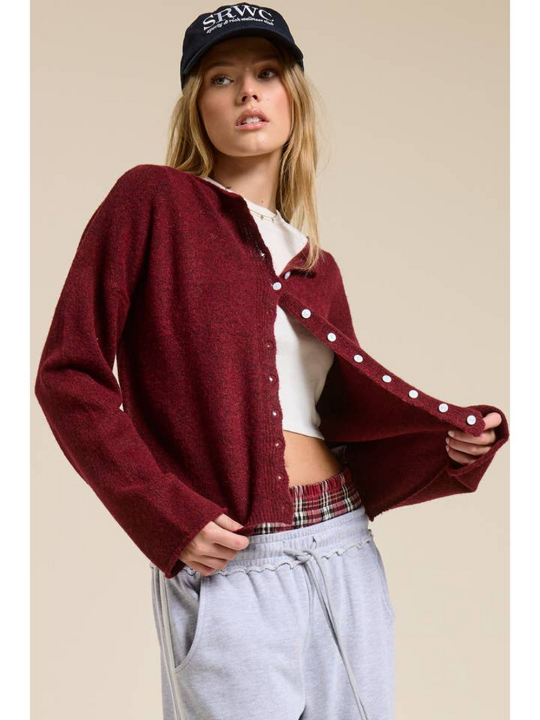 Mimosa Essential Button Down Cardigan Top
