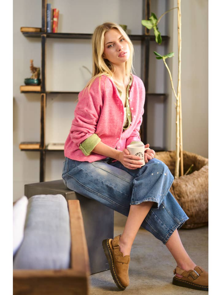 Mimosa Essential Button Down Cardigan Top