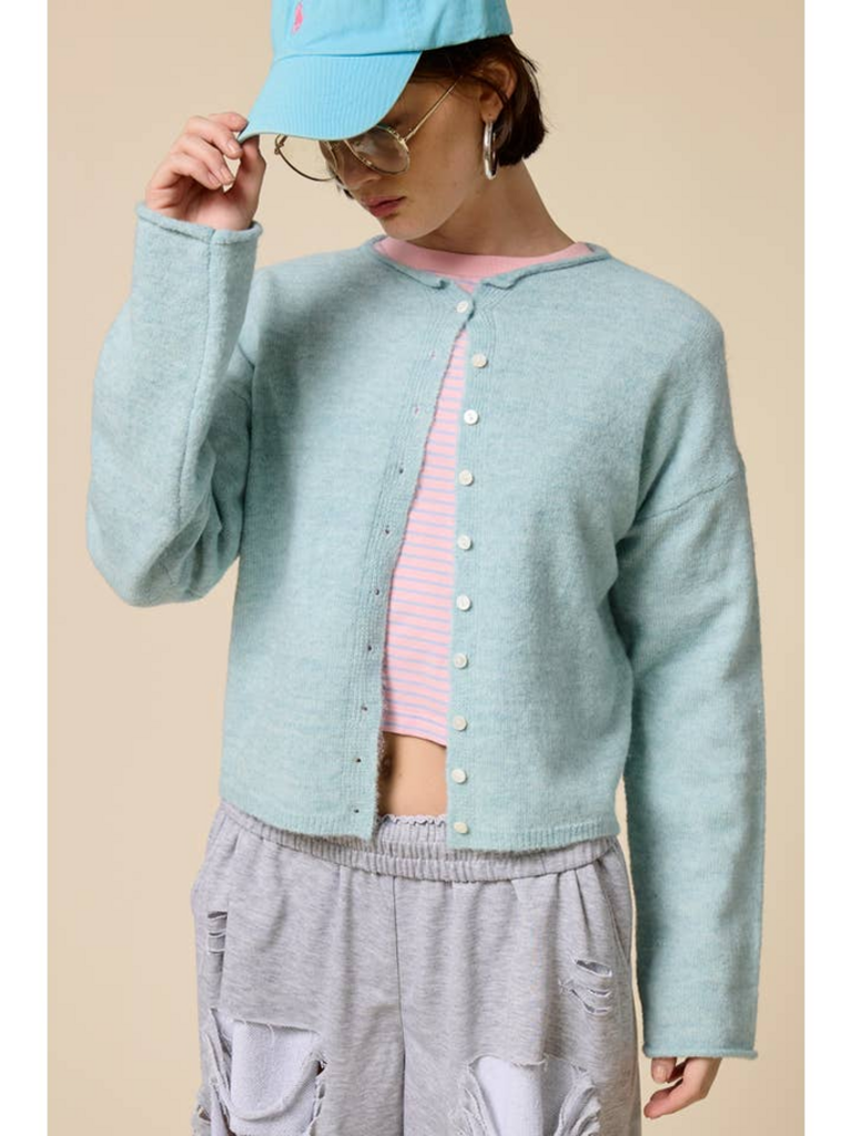 Mimosa Essential Button Down Cardigan Top