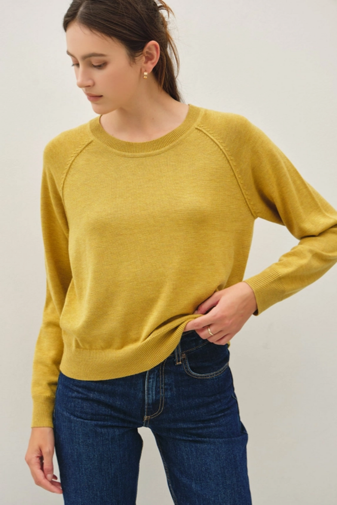 Be Cool Easy Raglan Loose Fit Sweater Top