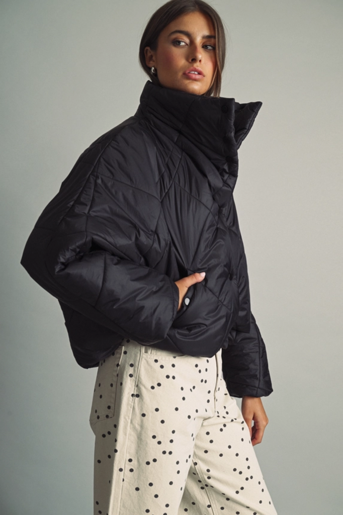 Miou Muse Quilted Nylon Puffer Jakcet