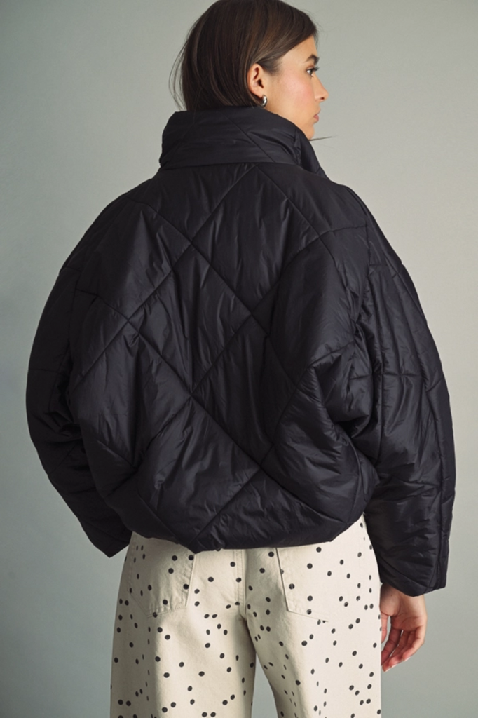 Miou Muse Quilted Nylon Puffer Jakcet