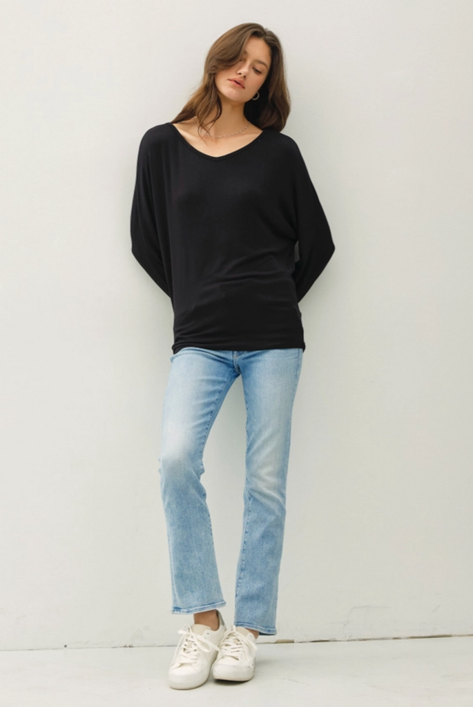 Be Cool Modal Dolman Sleeve Top