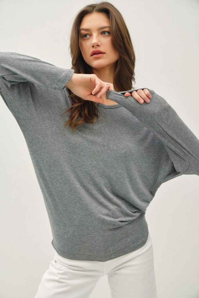 Be Cool Modal Dolman Sleeve Top