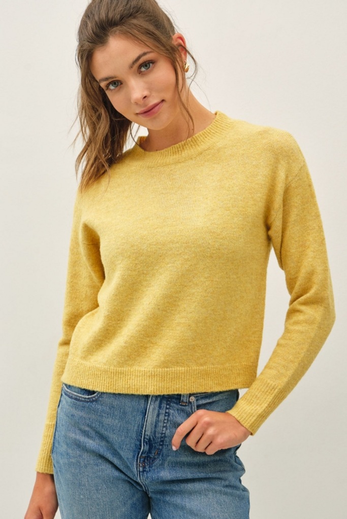 Be Cool Wool Touch Cozy Cropped Sweater