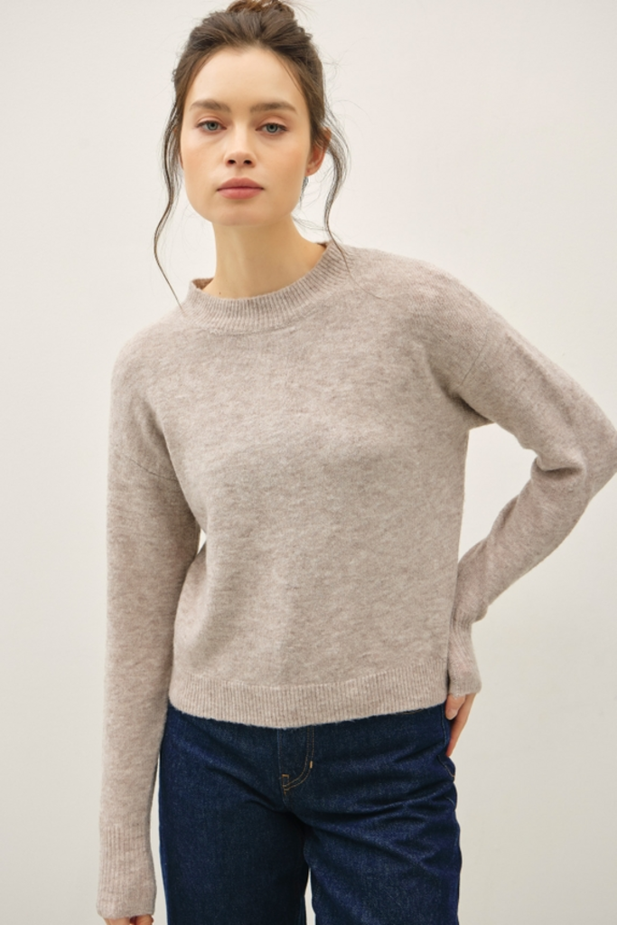 Be Cool Wool Touch Cozy Cropped Sweater