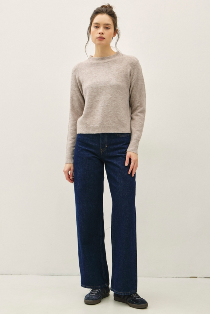Be Cool Wool Touch Cozy Cropped Sweater