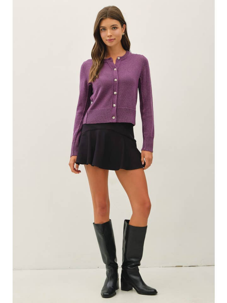 Be Cool Wool Blended Button Up Cardigan