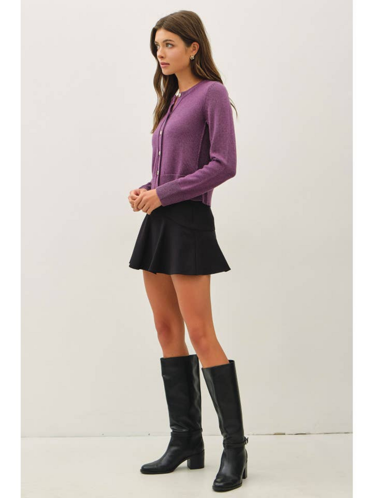 Be Cool Wool Blended Button Up Cardigan