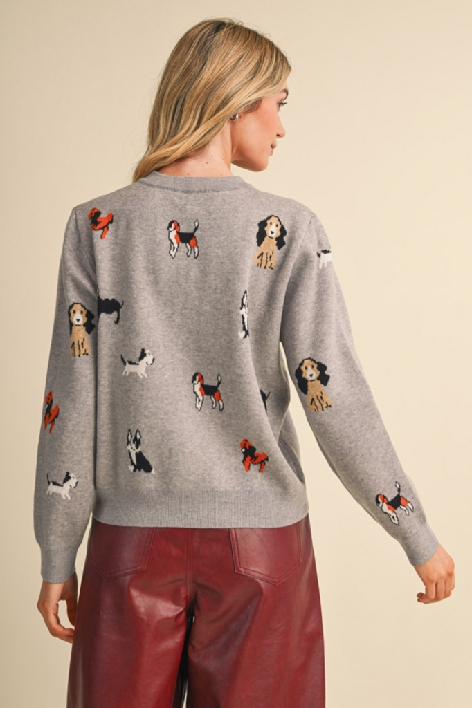 & Merci Dog Knit  Cardigan Sweater