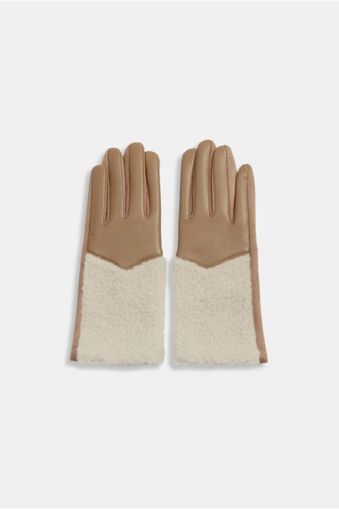 Common Knit Shearling Cuff Gloves