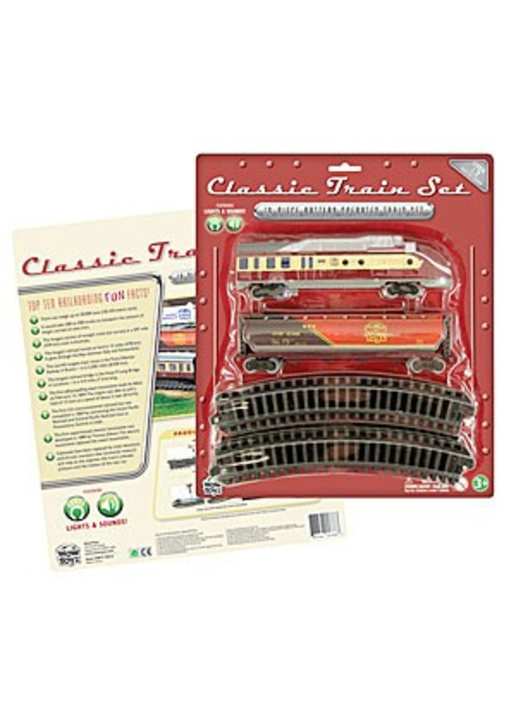 WowToyz Classic Train Set 14-pc, Assorted Styles, Carded