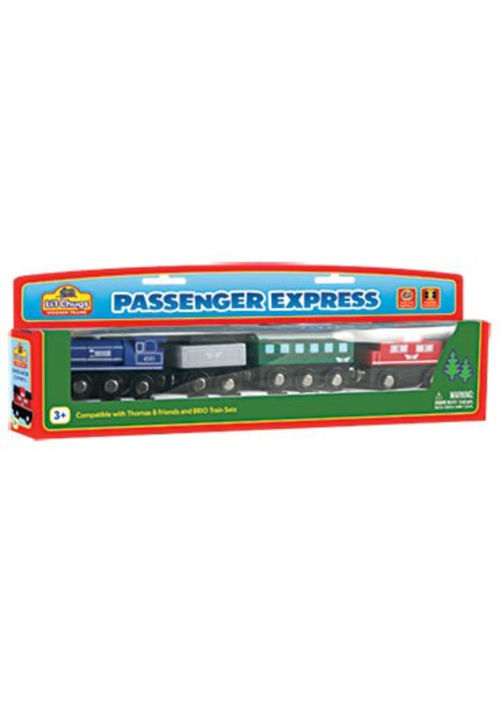 Li'l Chugs Passenger Express Train Set 4pc