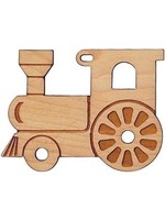 Cut -Out Maple Engine Ornament