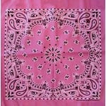 Bandana, Pink 22" Square