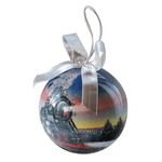 Charles Products Decoupage Train Ornament