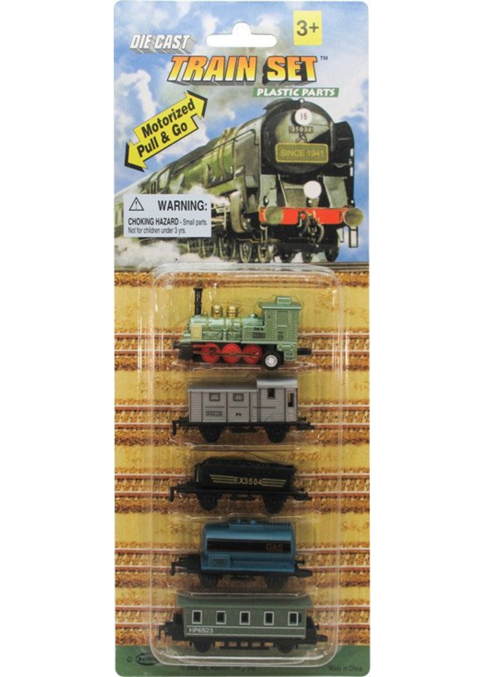 Pull & Go Train Set 5 pc