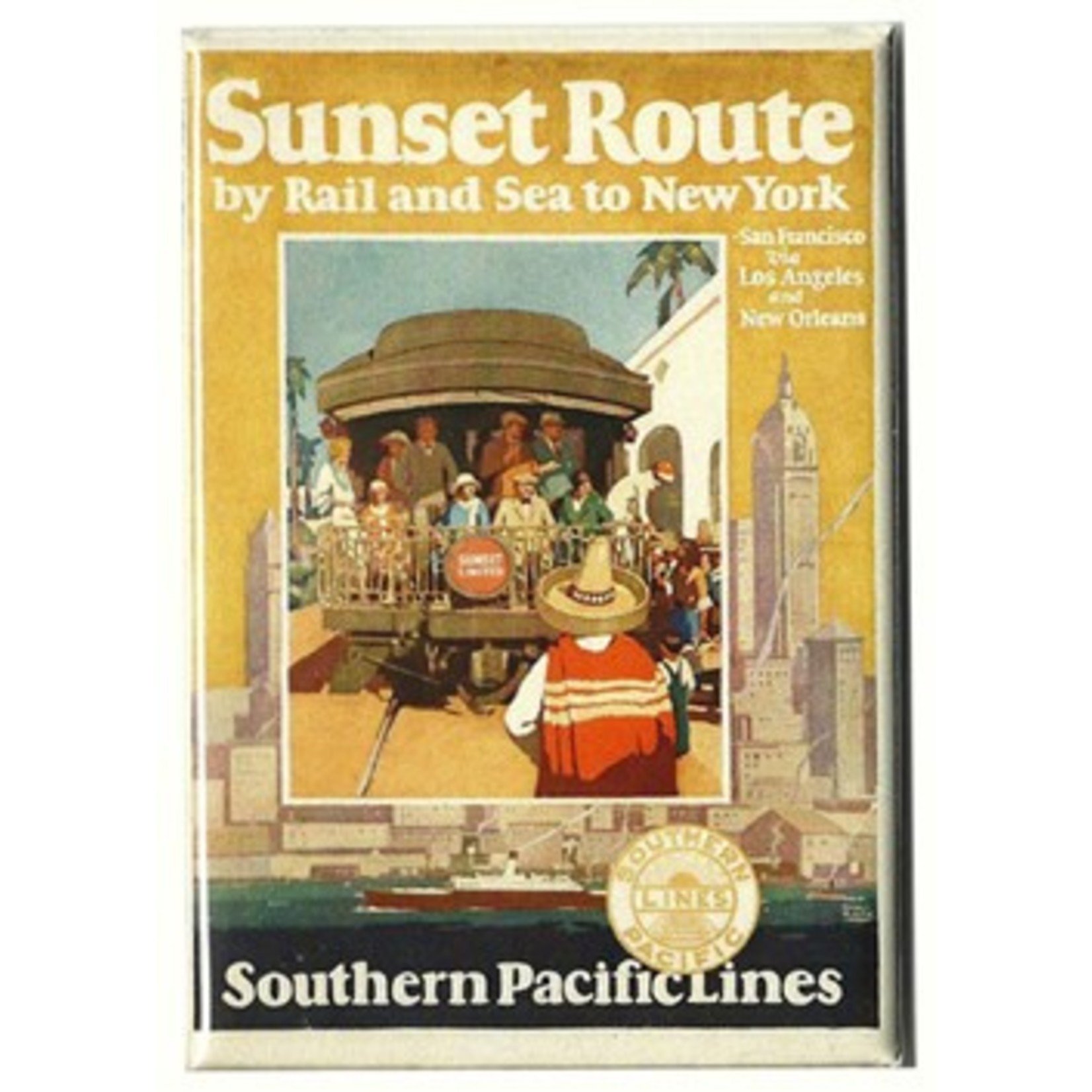 Sunset Route Magnet