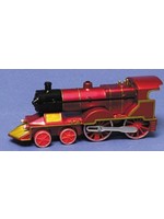 Born Rail Products Classic Train Pull Back Black, Red, Blue