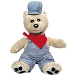 Born Rail Products Customized Teddy Bear STM Logo on Scarf