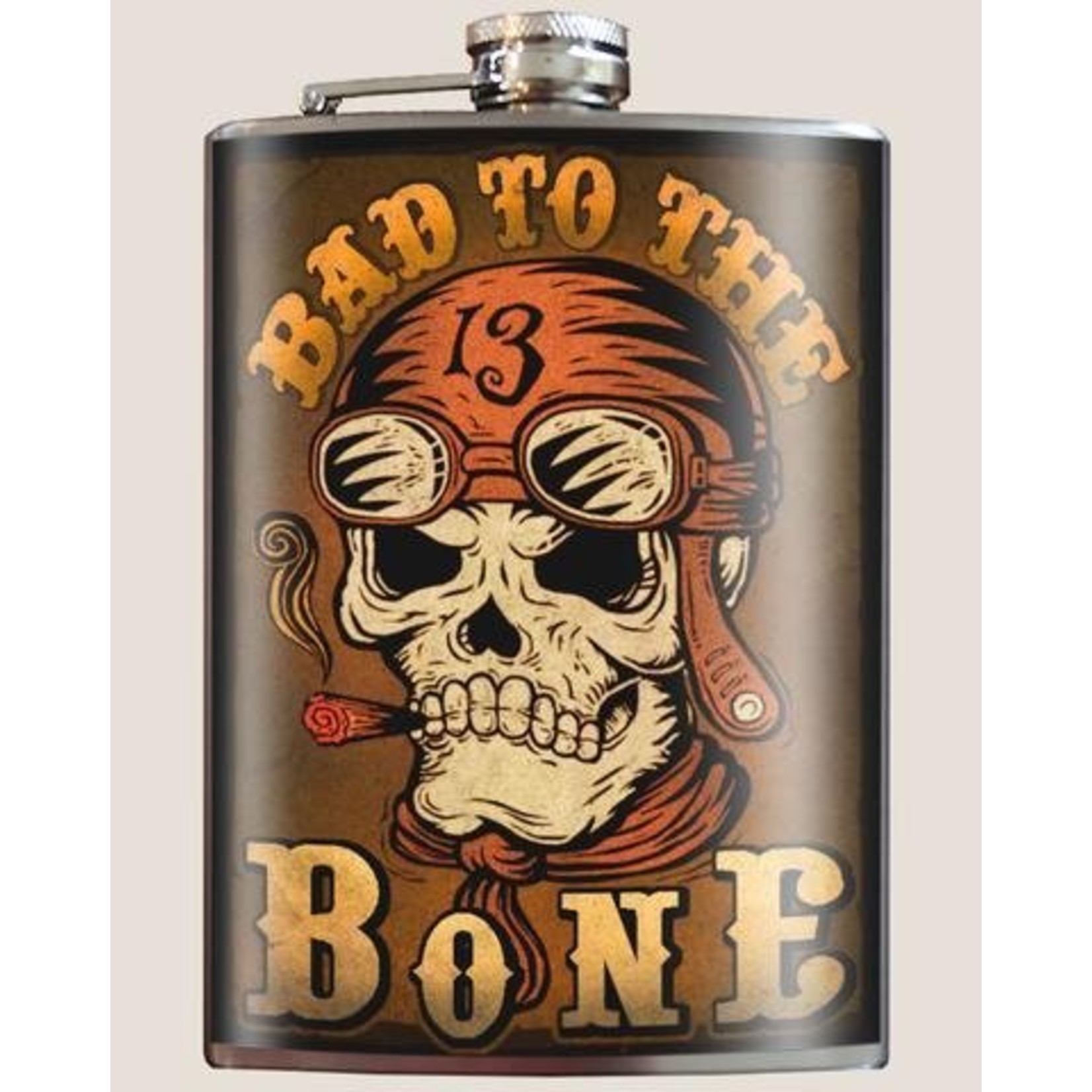 Trixie & Milo Bad to the Bone Flask