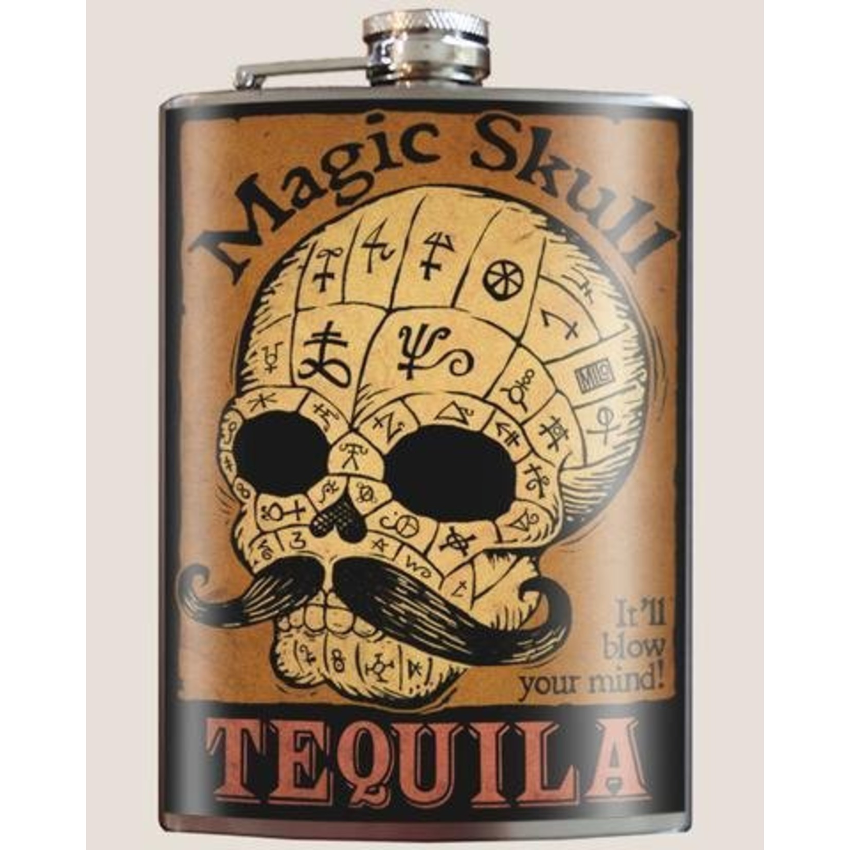 Trixie & Milo Magic Skull Flask