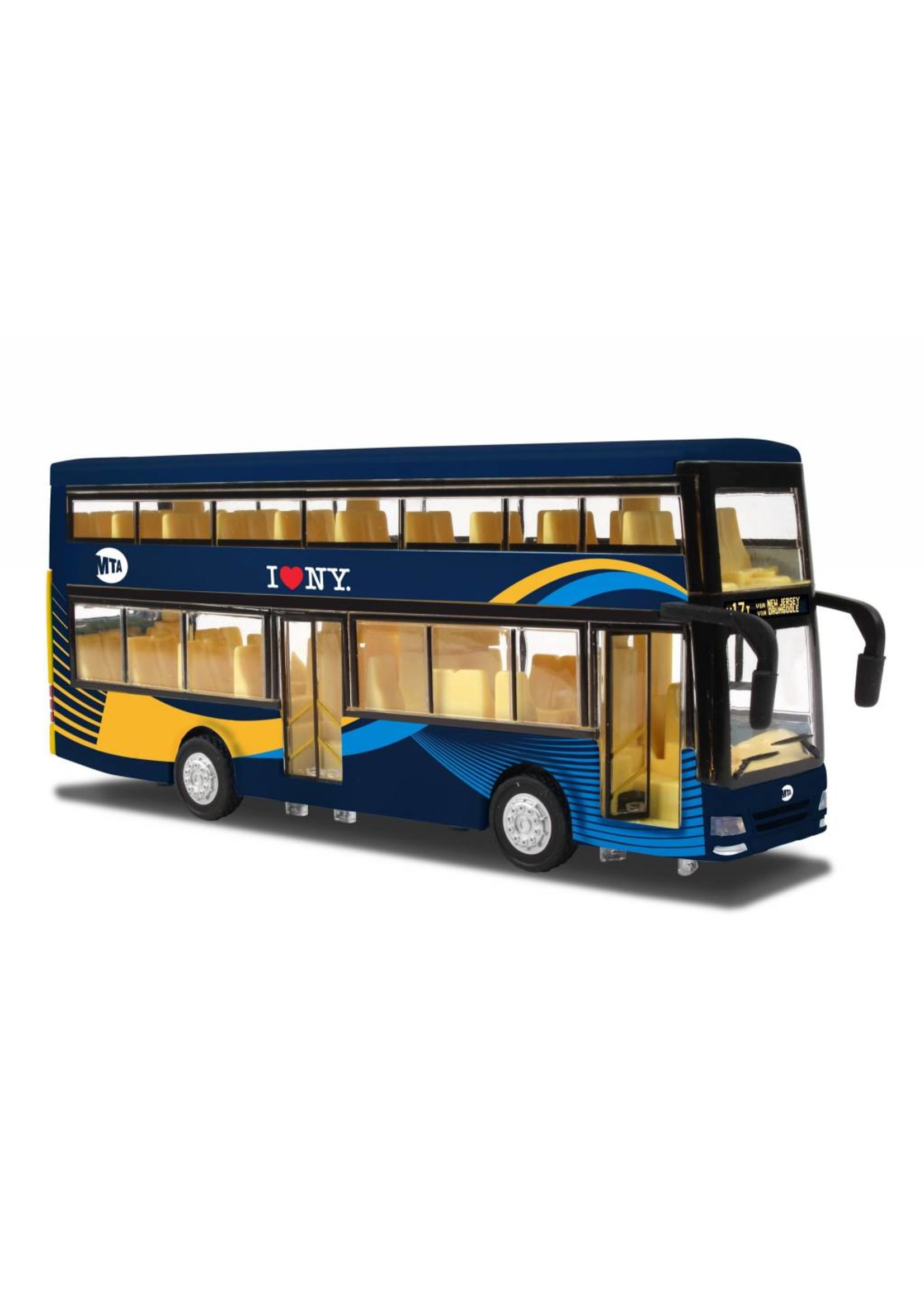 Daron Worldwide Trading MTA Double Decker Bus (New Blue Livery)