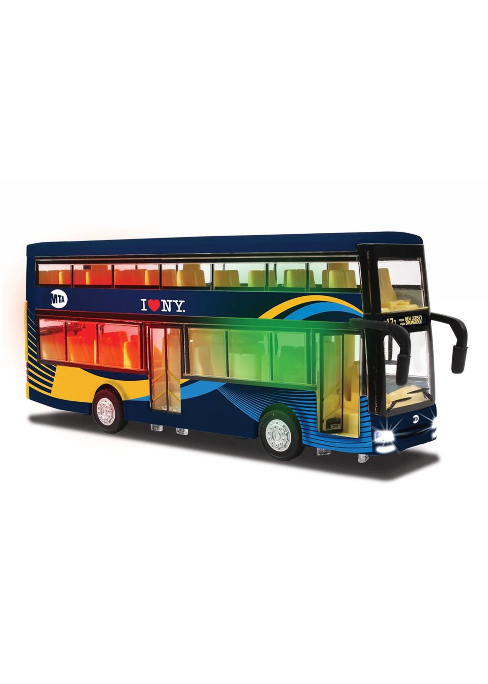 Daron Worldwide Trading MTA Double Decker Bus (New Blue Livery)