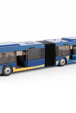 mta blue articulated bus