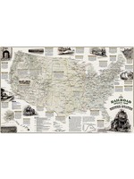 Bella Terra Publishing National Geographic Railroad Legacy Map