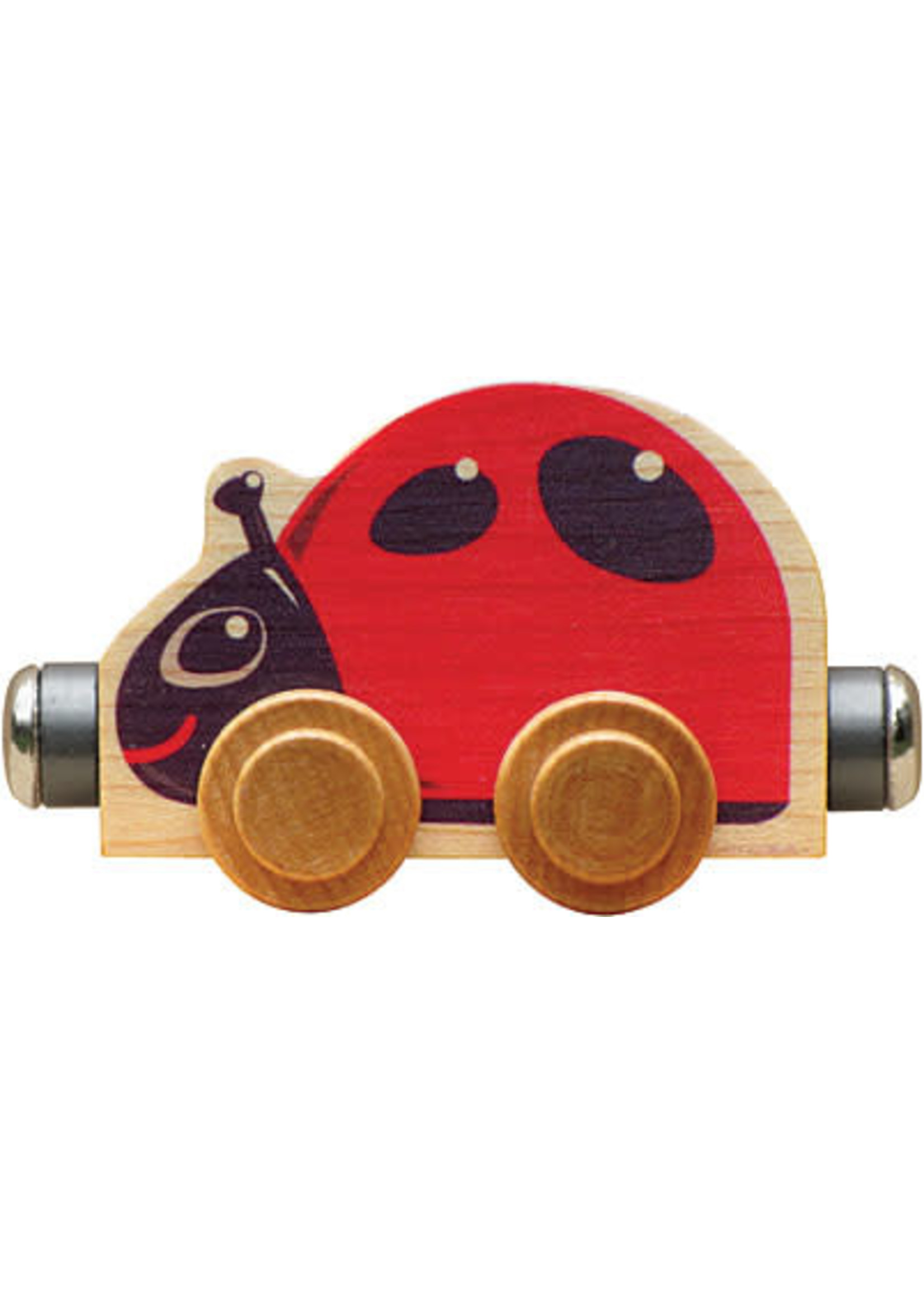 Born Rail Products NAMETRAIN ACCESSORY CARS LIZZIE LADYBUG